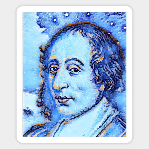 Blaise Pascal Portrait | Blaise Pascal Artwork | Blaise Pascal Painting 15 Magnet by JustLit